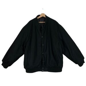 DODECA Varsity Bomber Reversible Wool Jacket Size 3XL